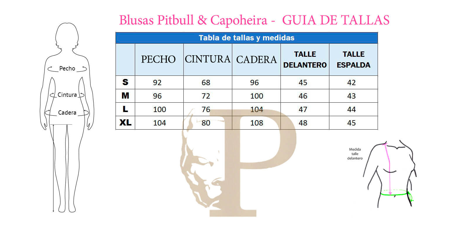 Blusas - Tallas